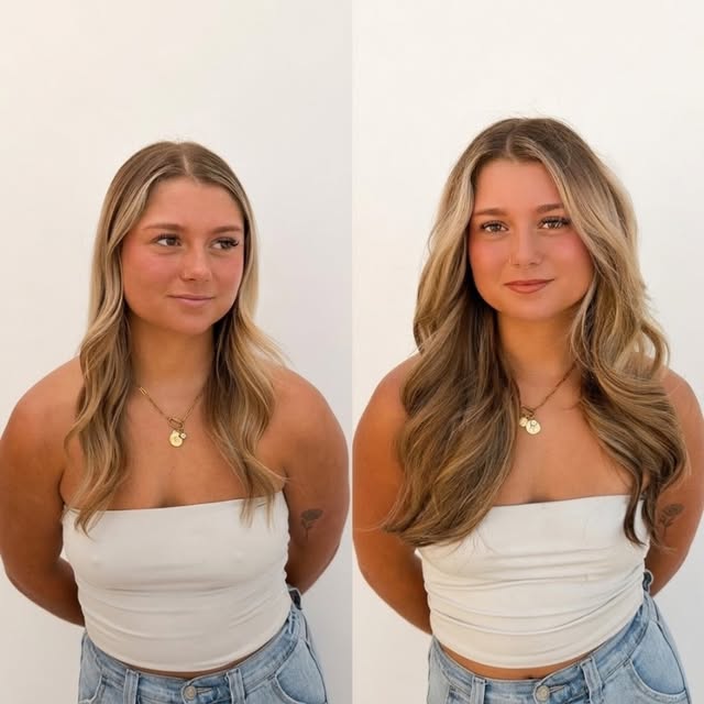 @bohobydaytona’s before and after with the Boho Signature Blend Kit.⁠
⁠
Her formula: Slim Wefts in P
