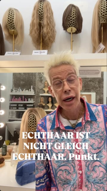 ECHTHAAR IST NICHT GLEICH ECHTHAAR.

Ich sehe täglich Videos über Perücken, Extensions und Haarverlä