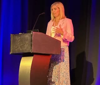 Dr. Csikesz  @drcourtneycheeks had the opportunity to present at the SkinSanity dermatology meeting 