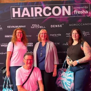 Day2 at Haircon was all about the team! And they didn’t spend too much money 😉 #haircon #trichology