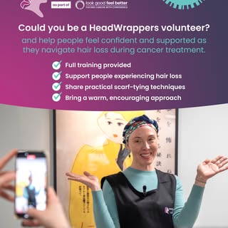 Come and join me!!!
Could you help people facing cancer feel a little more like themselves again? ✨
