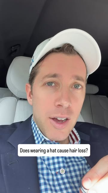Does wearing a hat actually cause hair loss? 

Wearing a hat doesn’t automatically make your hair th