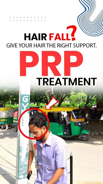 Hair fall ko ignore mat kijiye.
 
PRP Treatment can help support healthier hair growth and stronger 
