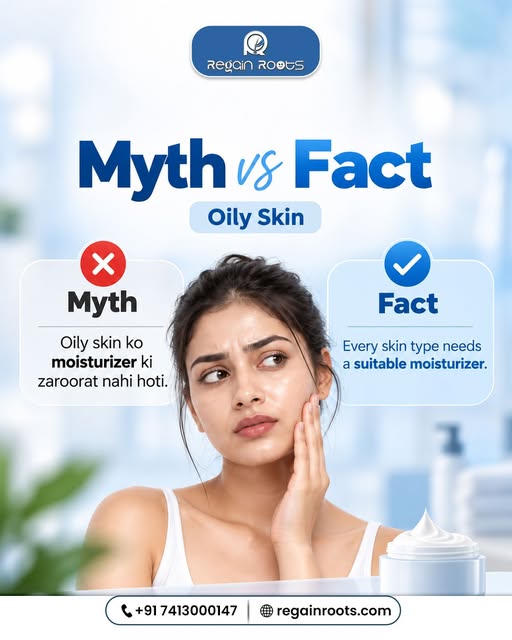 Oily Skin? Moisturizer Skip Karna Solution Nahi Hai!

Oily skin ko bhi proper hydration ki zarurat h