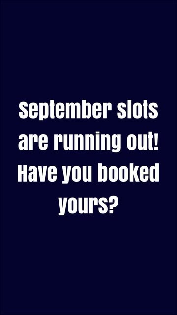 September 2026 slots are running out! 

Call +254 735 559562 / 722 779027 to book your appointment s
