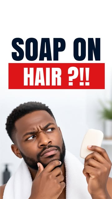 Soap on hair? 

#hairhubtc #haircare #shampoo #confidence