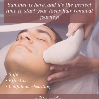 Summer is here, and it's the perfect time to start your laser hair removal journey! ☀️ 

Say goodbye