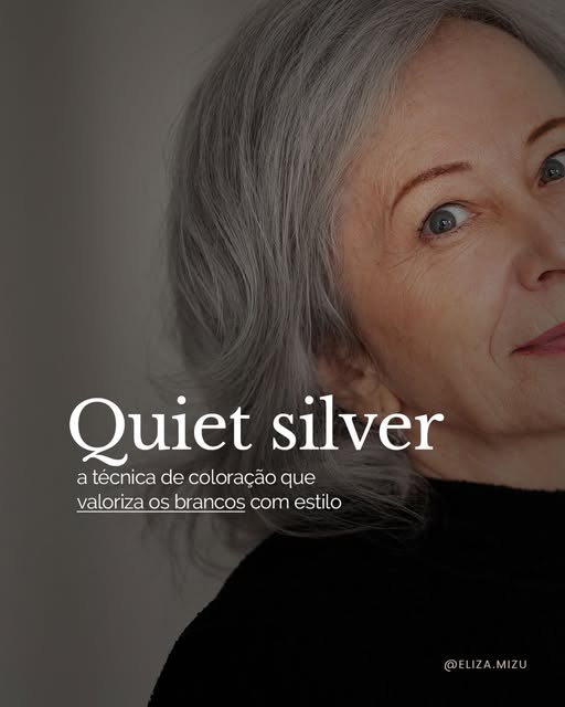 Pensando em trazer os grisalhos como verdadeiras luzes à coloração capilar, a técnica valoriza os br