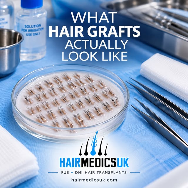 Ever wondered what hair grafts actually look like? 👀

Each carefully extracted follicular unit play