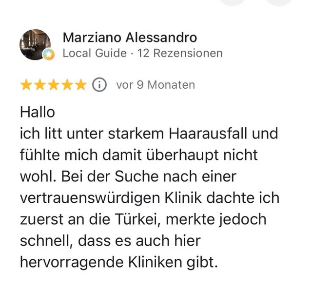 Heute so … aber wie sah es vorher aus? 
Sein Ausgangszustand? Schau in unsere Google-Bewertungen!
🔎
