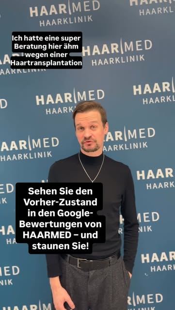 Für eine Haartransplantation müssen Sie nicht ins Ausland. 🇩🇪

Professionelle Haartransplantation 