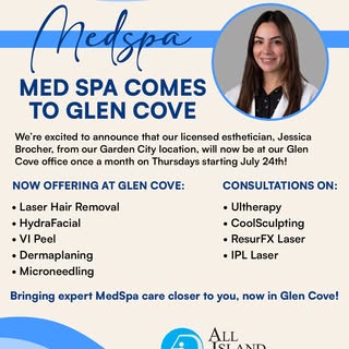 MedSpa comes to Glen Cove! 💙

We’re excited to share that licensed esthetician Jess Brocher, from o