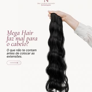 Mega hair faz mal para o cabelo? Essa é uma das perguntas que mais recebo no consultório. E a respos