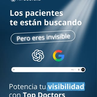 La forma en la que los pacientes encuentran a un médico ha cambiado.

Hoy, la búsqueda no se limita 