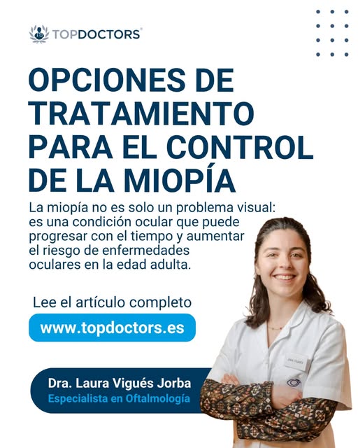 👁️ La miopía no solo afecta a la visión: también puede progresar con el tiempo y aumentar el riesgo
