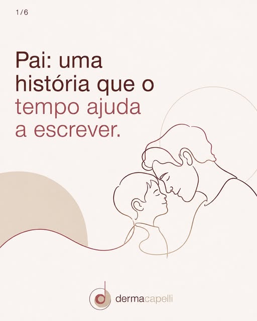 DIA DOS PAIS
Algumas histórias são contadas com palavras. Outras, com gestos, abraços, conselhos rep