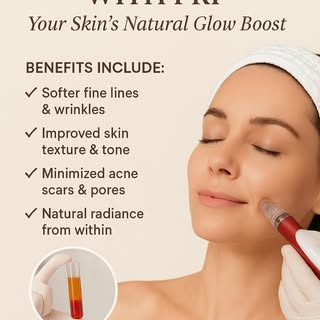 ✨ Microneedling with PRF = Your Skin’s Natural Glow Boost ✨

Microneedling creates micro-channels in