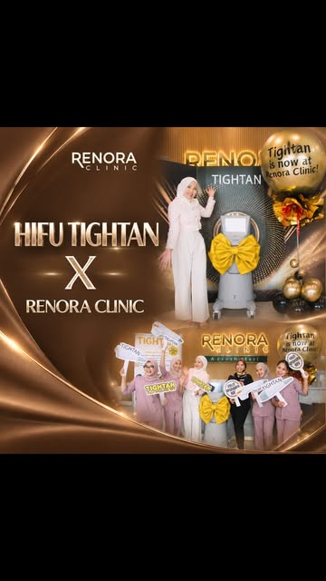HIFU TIGHTAN IS NOW AT RENORA CLINIC! ✨

Kini anda boleh dapatkan rawatan HIFU TIGHTAN – Fully Upgra