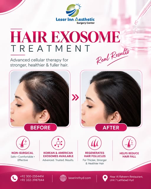 Before ➜ After.
This is what Hair Exosome Therapy can do. 💉✨
Non-surgical. Effective. Real results.