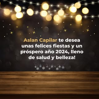🎄 El equipo de Aslan Capilar envía los mejores deseos de paz, alegría y amor para esta Navidad y un