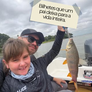 Neste Dia dos Pais, olho para essas fotos e percebo que o maior presente não foi a pescaria. Foram o