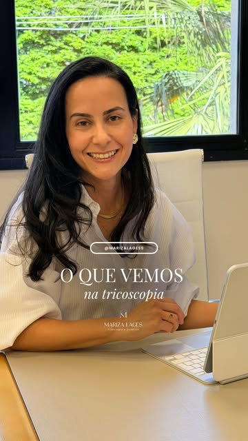 A tricoscopia mostra o que o espelho ainda não consegue mostrar.

Nesse caso, vemos um couro cabelud