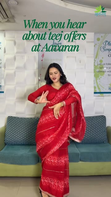 When you hear about Teej offers at Aavaran 👀💃🏻

Also me: suddenly ready to dance. 😂🌺

Teej cele