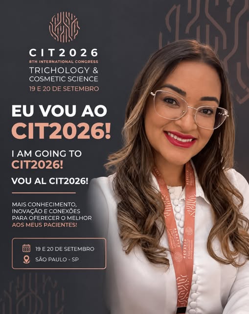 ✨Presença confirmada no CIT Congresso Internacional de Tricologia 
📍O Maior evento de saúde capilar