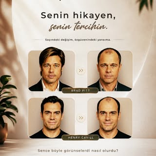 Saçındaki değişim, özgüvenindeki yansıma. ✨

Saç ekimi, yalnızca görünümde değil, kendine bakışında 
