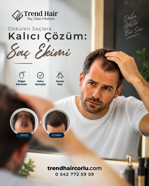 Dökülen saçlara kalıcı çözüm! ✨

Trend Hair Saç Ekim Merkezi’nde uzman ekip, doğal görünüm ve kişiye