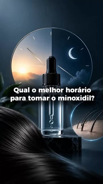 Qual o melhor horário para tomar o minoxidil? Após assitir o vídeo, converse com seu médico.