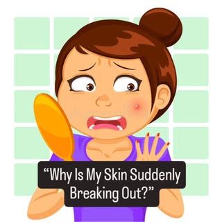 “Help! Why is my skin breaking out all of a sudden? 😩”

You’re eating healthy. You didn’t change pr