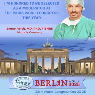 I’m very honored to be a moderator at the ISHRS world congress which took place for the first time i