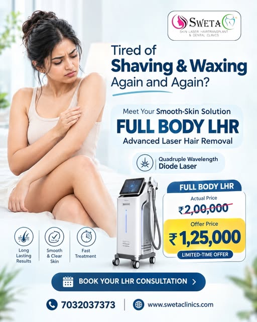 Tired of shaving and waxing again and again? 😩

It’s time to switch to a smoother, more convenient 
