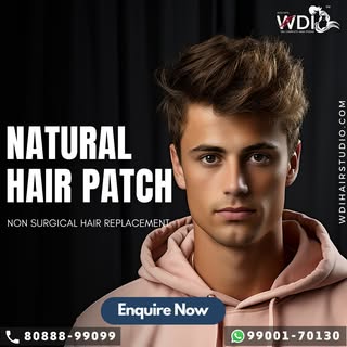 A natural-looking, non-surgical solution for hair loss?  Our Natural Hair Patches at WDI Hair Studio