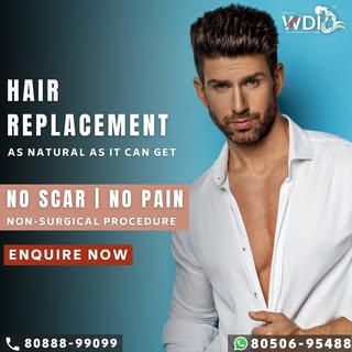 Want a natural-looking solution for hair loss? Our instant men's hair patch provides a non-surgical,