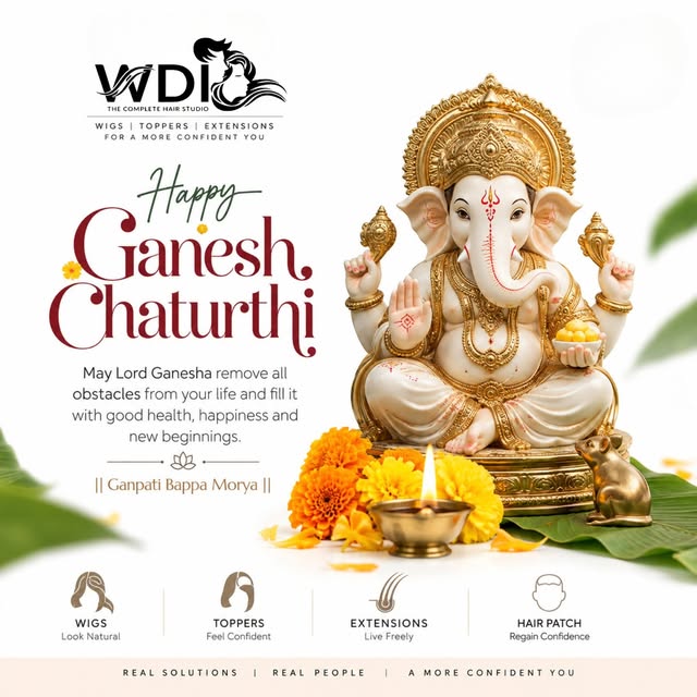 Happy Ganesh Chaturthi!

May Lord Ganesha remove all obstacles from your life and fill your days wit