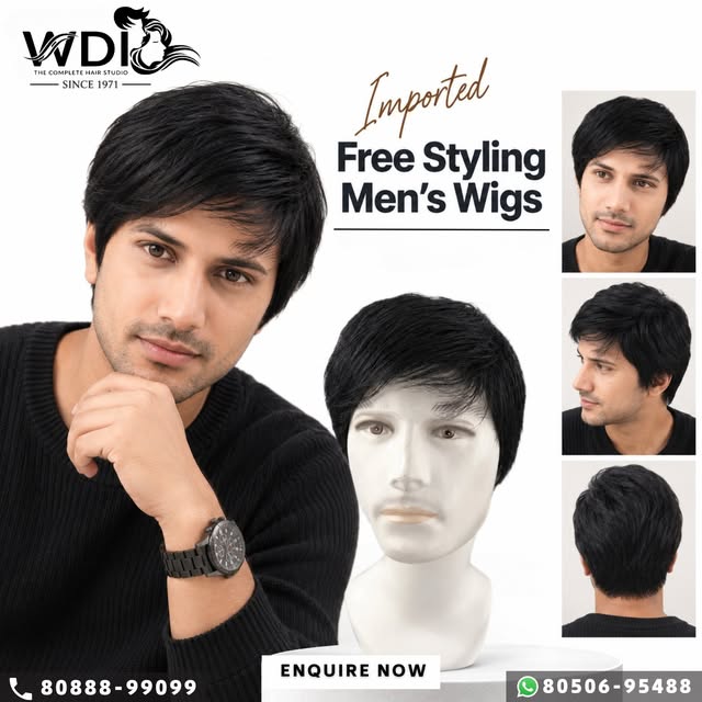 IMPORTED MEN’S WIGS | FREE STYLING

Looking for a men’s wig that doesn’t look like a wig?

At WDI Ha