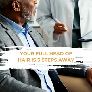 Your Full Head of Hair is Just Three Steps Away!

Starting your hair restoration journey can feel da