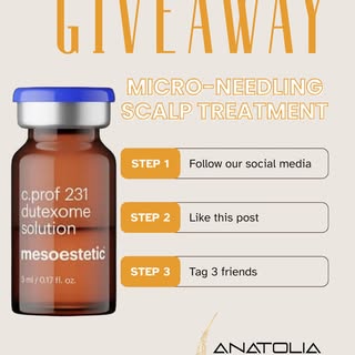 🎁GIVEAWAY TIME! 

We are gifting one lucky winner a complimentary Microneedling Scalp Treatment at 