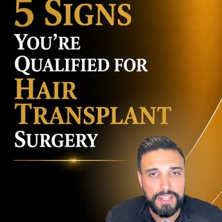 ✔ 1. You have an established pattern of hair loss.

Your hair loss is predictable, making it easier 