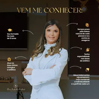 Olá, pessoal! 👋✨

Muito prazer a todos vocês, me chamo Isabella Goulart e sou especialista em pele 