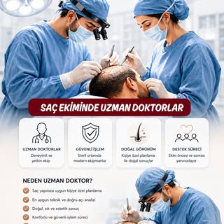 Saç Ekiminde Uzman Doktor Neden Önemlidir? 👨‍⚕️

Saç ekimi sadece estetik değil, aynı zamanda medik