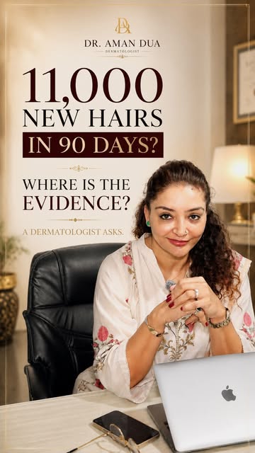 11,000 new hairs in 90 days? Let’s talk about the evidence. 🔍

When a hair-growth product makes a s