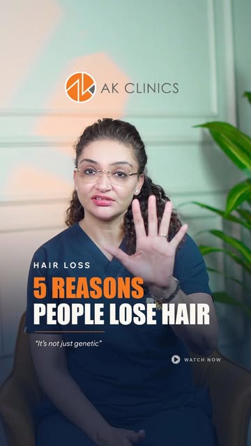 Genetics plays a role, but persistent hair fall is often a signal that something specific is driving