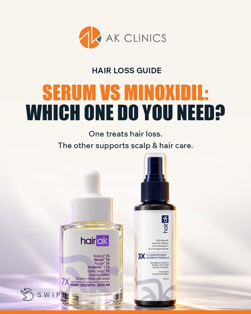 Another bottle on your shelf… but is it what your hair actually needs? 🤔

Hair serums and minoxidil