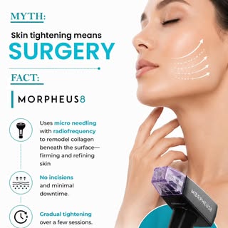 Skin tightening doesn’t always mean surgery. Morpheus8 combines microneedling with radiofrequency to