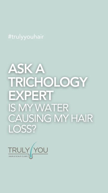 💧 IS MY WATER CAUSING MY HAIR LOSS? 

It’s a common question we get at #TrulyYouHair—but is your sh