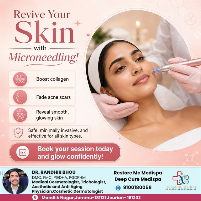 Microneedling boosts collagen, fades acne scars, and reveals smooth, glowing skin. Safe, minimally i