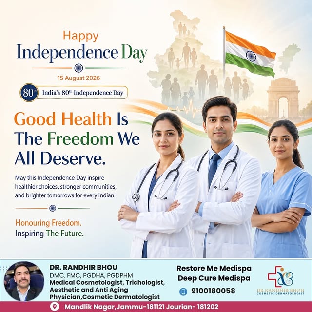 Happy Independence Day! Celebrating India's 80th Independence Day by inspiring healthier habits, str